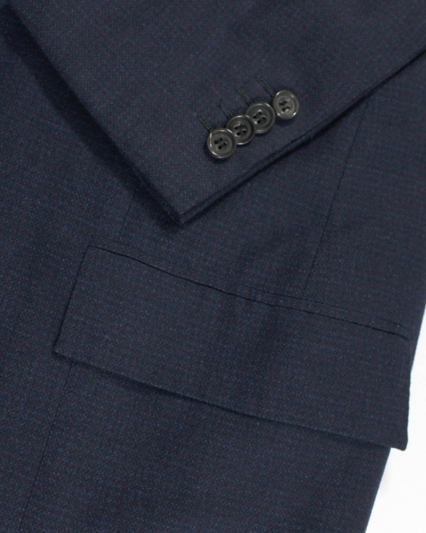 Kiton Men Suit Dark Blue Purple 14 Micron Wool Silk EUR 48 - US 38 - Tie  Deals