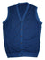 Kiton Cashmere Vest Dark Blue - Sleeveless Cardigan 