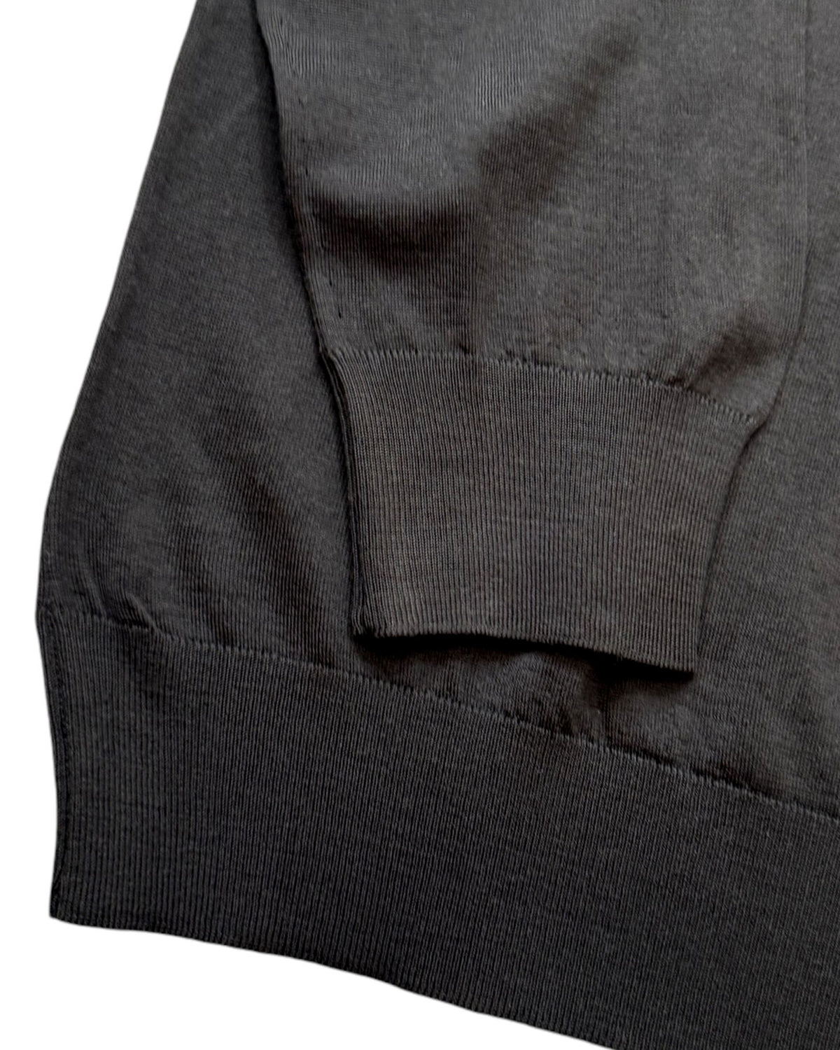 Kiton Sweater Dark Brown Merino Wool 130's Limited Edition - 52 / L