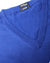 Kiton Cotton Sweater Royal Blue V-Neck - ICON 