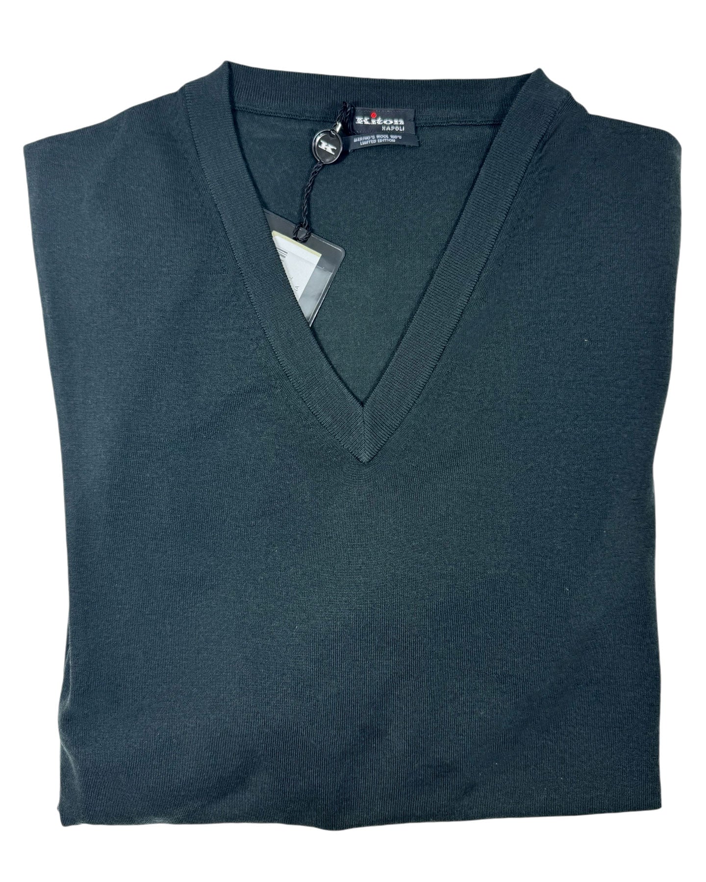 Ermenegildo Zenga 100% Cotton Vneck Sweater discount L