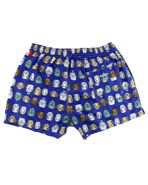 Kiton Swim Shorts L Owl Design - Men Swimwear