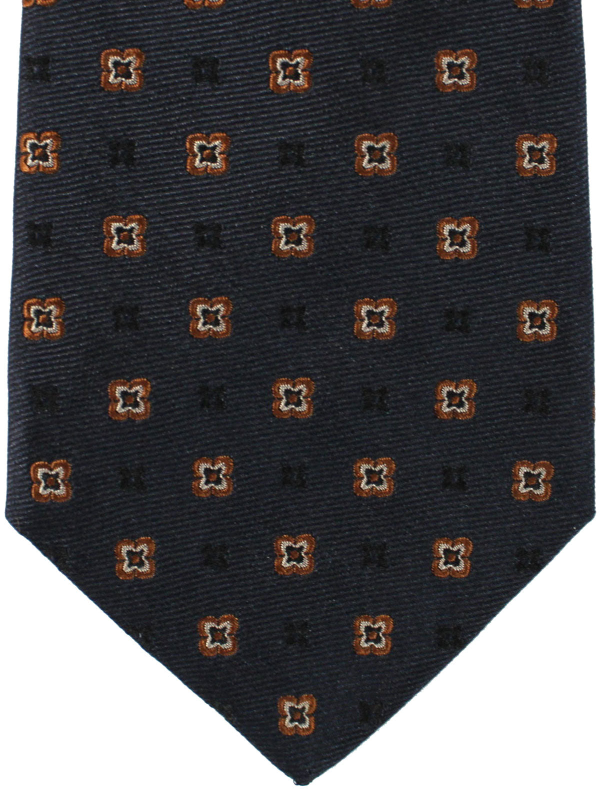 Louis Vuitton Monogram Dot Geometric Tie Men , Brown 100% Silk