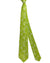 Kiton Silk Tie Lime Paisley Design - Sevenfold Necktie