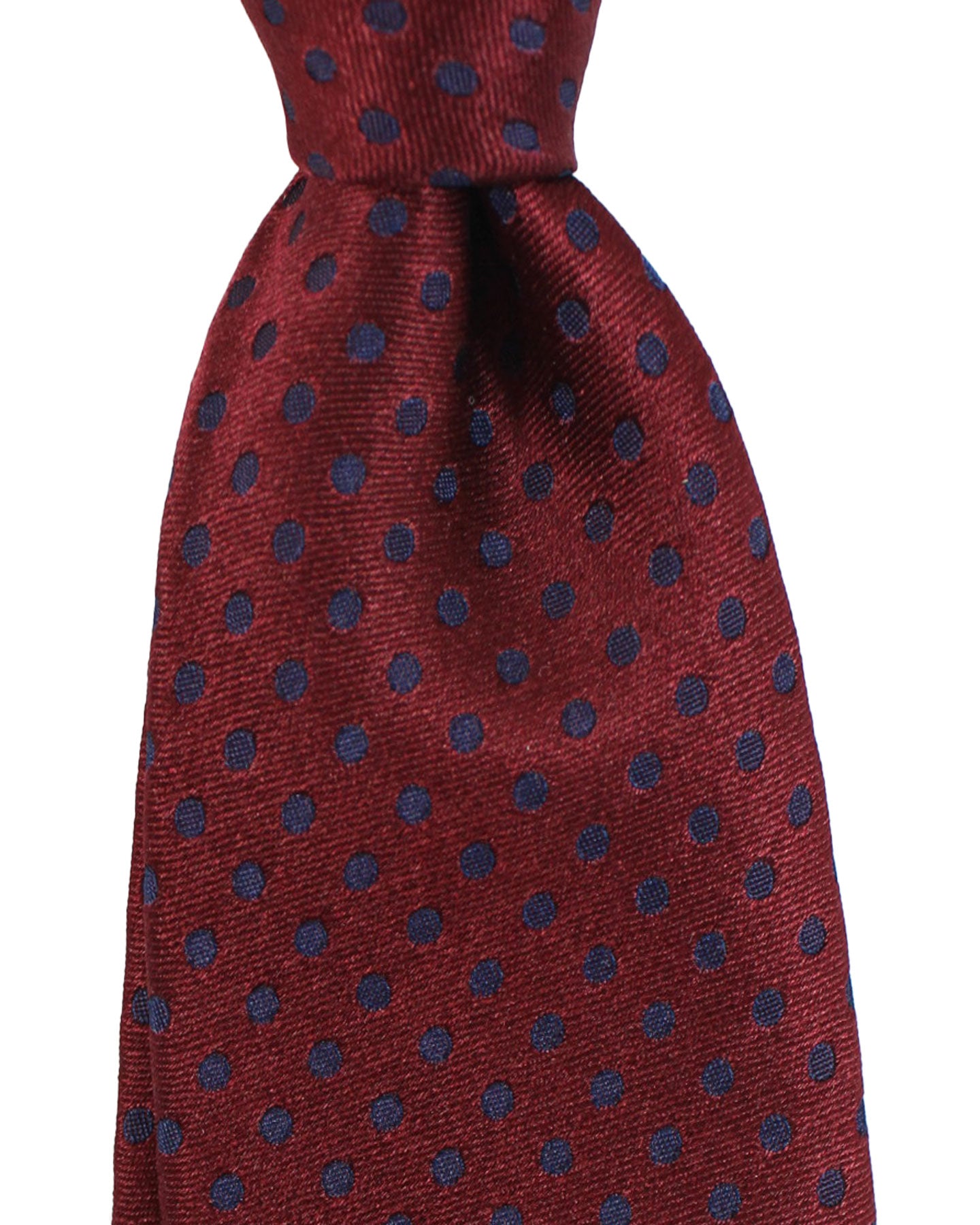 Kiton Dotted Houndstooth Silk Tie