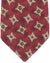 Kiton Tie Brown Green Geometric Design - Sevenfold Necktie