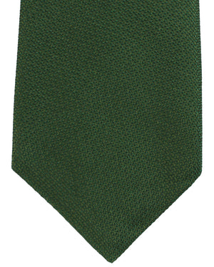 Kiton Silk Tie Green Pattern Design - Sevenfold Necktie