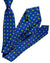 Kiton Tie Royal Blue Green Red Mini Flowers - Sevenfold Necktie