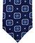 Kiton Tie Navy Blue Flowers - Sevenfold Necktie