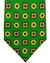 Kiton Tie Green Yellow Flowers - Sevenfold Necktie