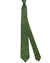 Kiton Silk Tie Dark Green Floral Design - Sevenfold Necktie