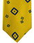 Kiton Tie Yellow Royal Blue Geometric - Sevenfold Necktie