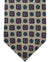 Kiton Tie Taupe Pink Medallions - Sevenfold Necktie