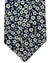 Kiton Tie Dark Blue White Floral - Sevenfold Necktie