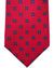 Kiton Tie Red Royal Blue Mini Floral - Sevenfold Necktie