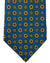 Kiton Tie Teal Olive Geometric - Sevenfold Necktie