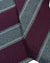 Kiton Tie Maroon Gray Stripes - Sevenfold Necktie