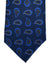 Kiton Tie Navy Brown Blue Paisley - Sevenfold Necktie 