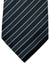 Kiton Silk Tie Gray Stripes Design - Sevenfold Necktie