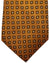 Kiton Silk Tie Brown Geometric Design - Sevenfold Necktie