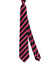 Kiton Silk Tie Pink Navy Stripes Design - Sevenfold Necktie