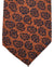 Kiton Silk Tie Brown Paisley Design - Sevenfold Necktie