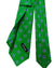 Kiton Sevenfold Tie Green Royal Blue Design