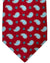 Kiton Sevenfold Tie Red Blue Taupe Paisley SALE