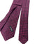 Kiton Sevenfold Tie Maroon Mini Flowers Design