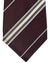 Kiton Sevenfold Tie Brown Striped Design