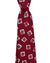 Kiton Tie Maroon Design - Sevenfold Necktie