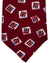 Kiton Tie Maroon Design - Sevenfold Necktie