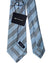 Kiton Sevenfold Tie Sky Blue Taupe Stripes