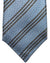 Kiton Sevenfold Tie Sky Blue Taupe Stripes