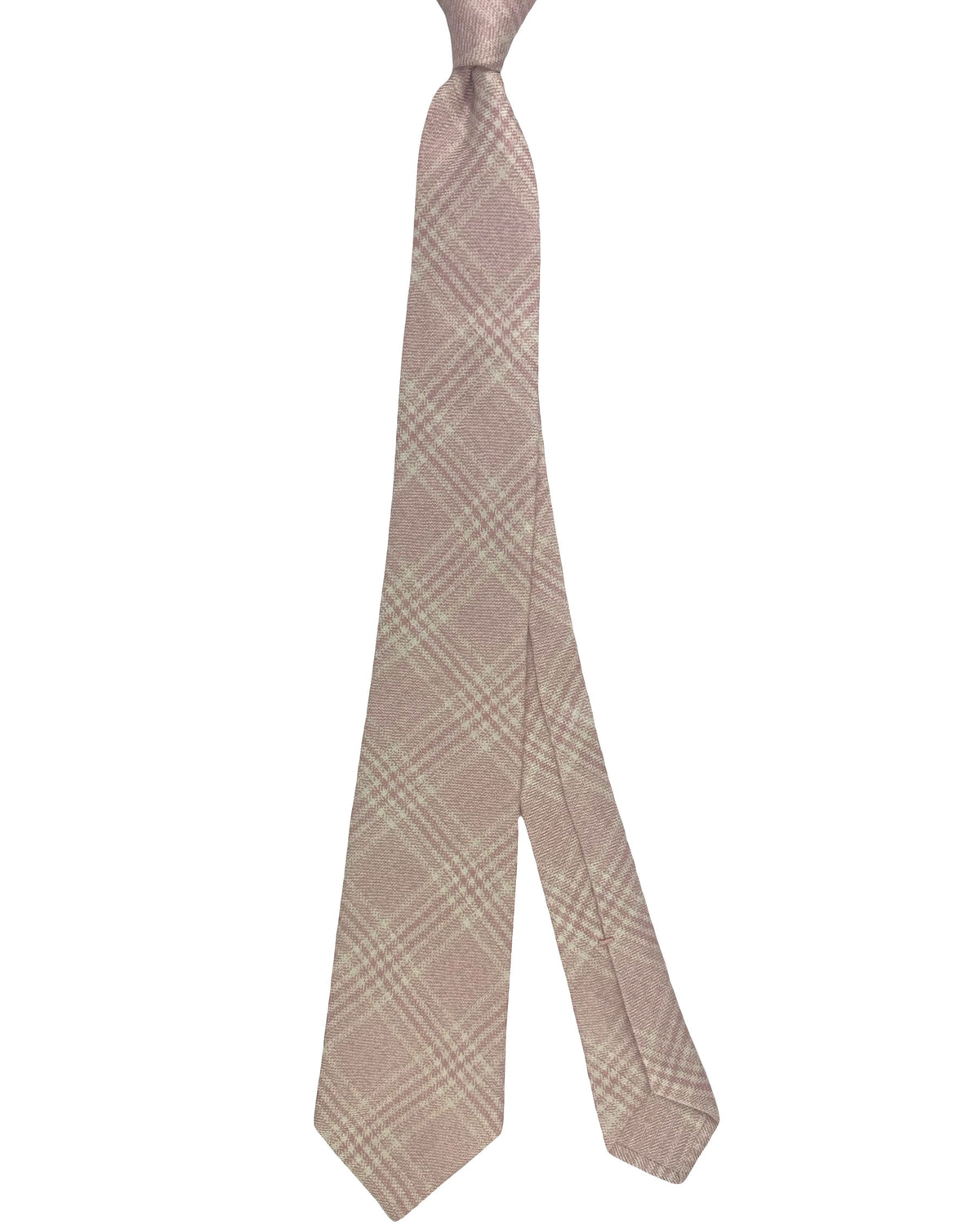 New Ties Kiton Sevenfold Tie Light Pink