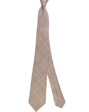 New Ties Kiton Sevenfold Tie Light Pink