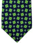 Kiton Tie Dark Blue Lime Green - Sevenfold Necktie