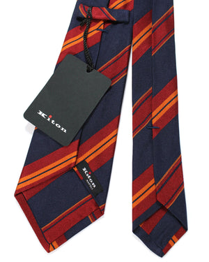 Kiton silk Sevenfold Tie