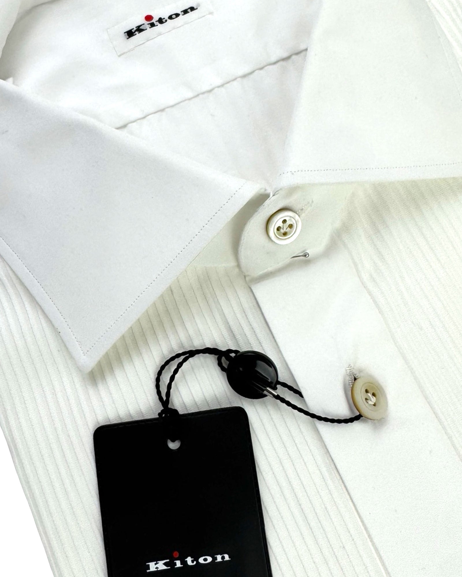 Men Kiton Tuxedo Shirt