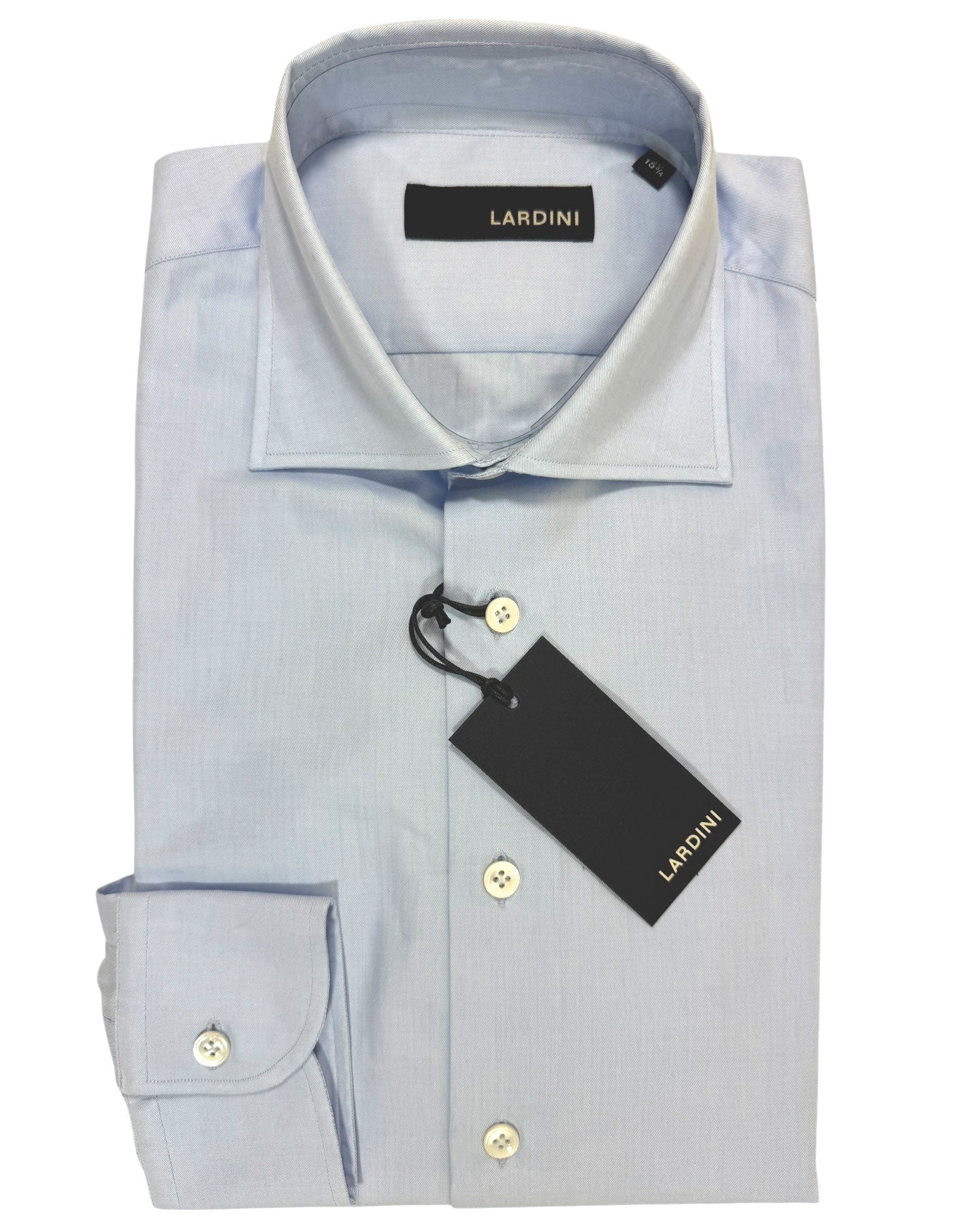Lardini Dress Shirt Blue - Spread Collar 40 - 15 3/4 SALE Lardini Dress Shirt Blue - Spread Collar 40 - 15 3/4 SALE
