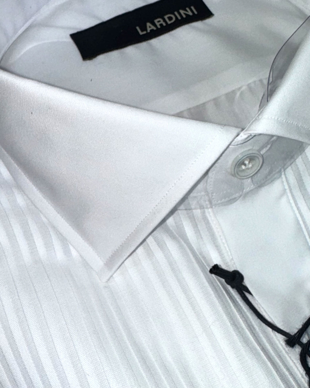 Lardini Tuxedo Shirt White New