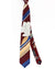 Leonard Tie Maroon Blue Burgundy Floral Stripes - Vintage Collection