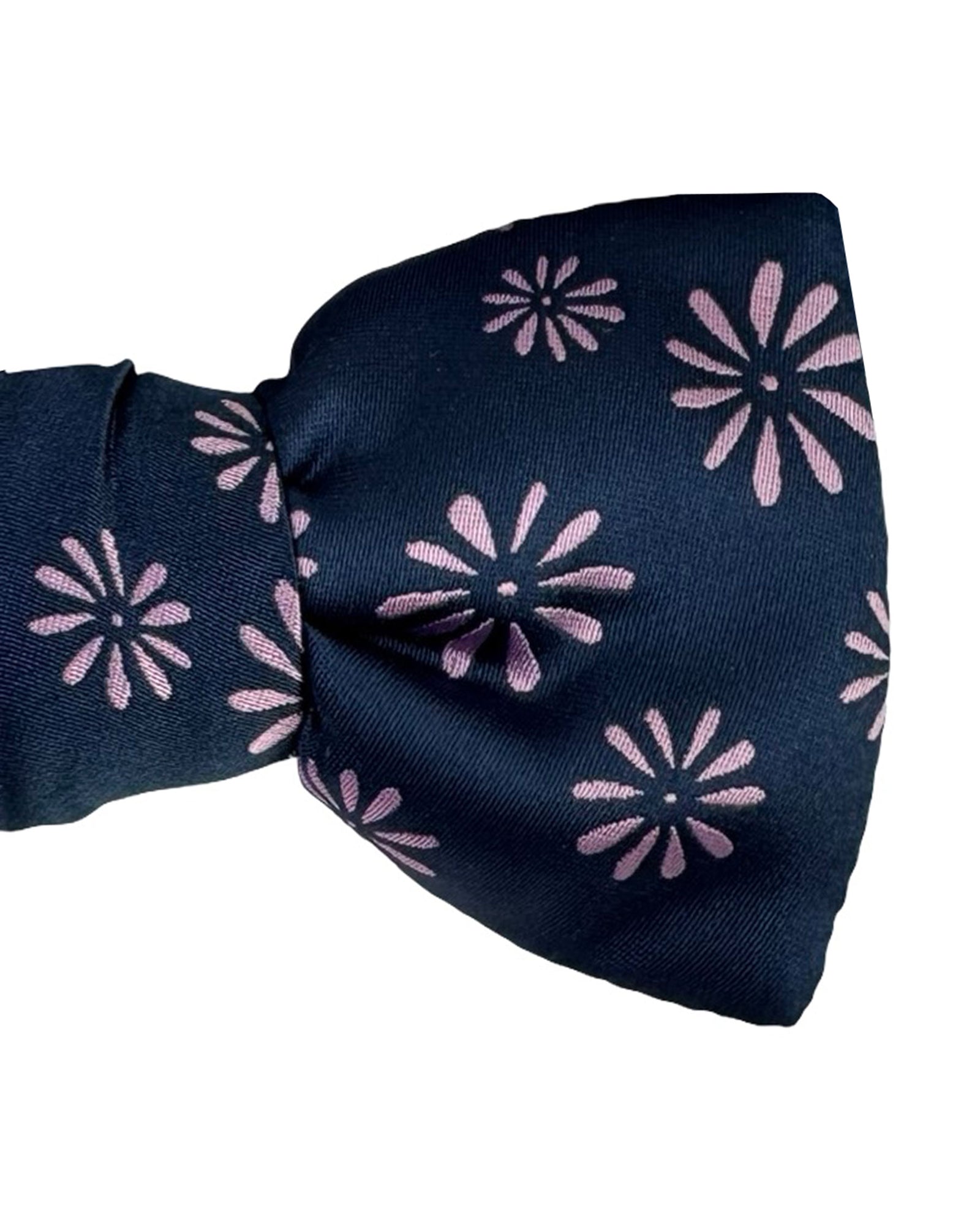 Bow Tie Midnight Blue Pink 