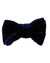 Le Noeud Papillon Dark Blue Velvet Bow Tie - Self Tie