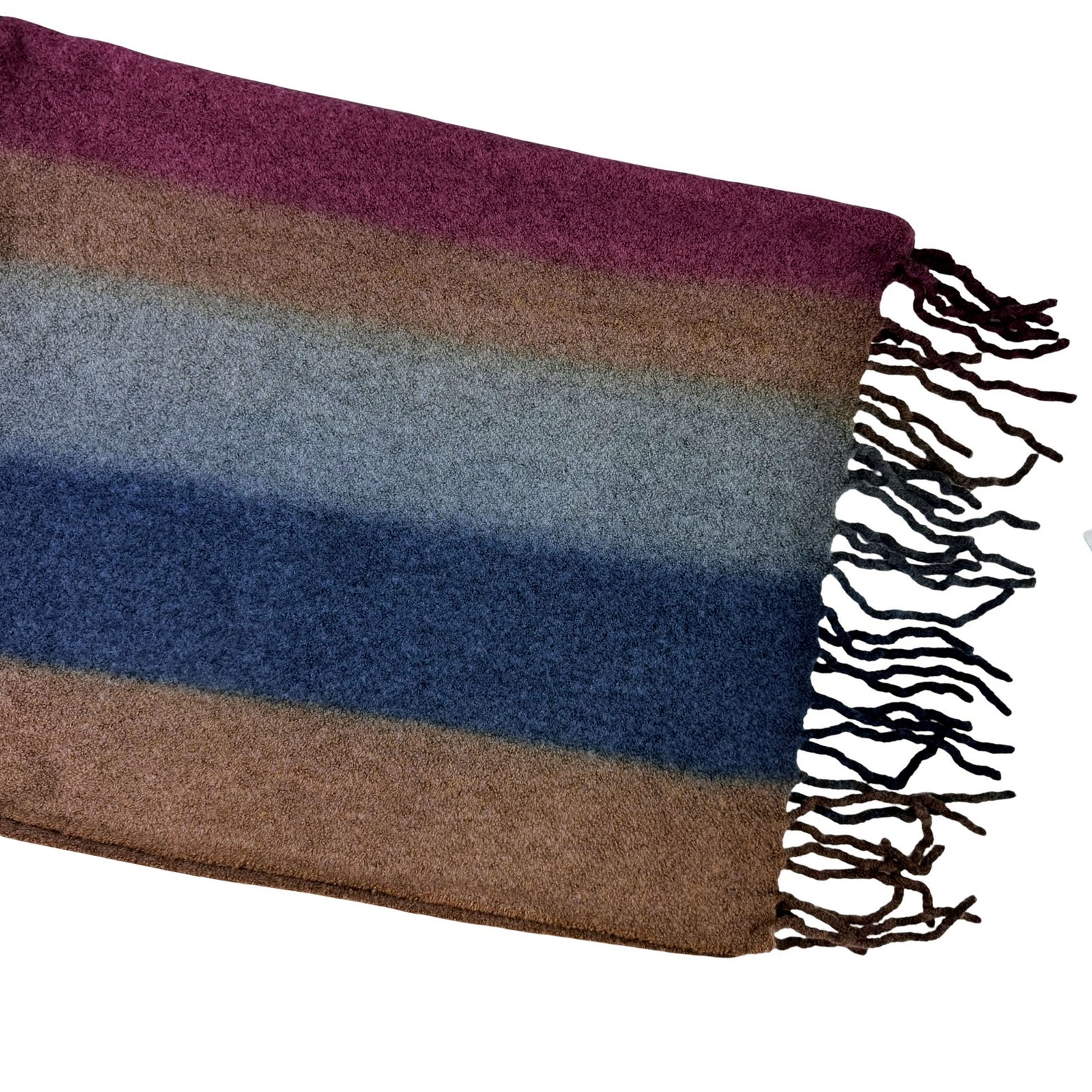 Loro Piana Scarf Grande Stripes Fringe Design - Luxury Shawl