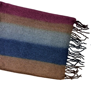 Loro Piana Scarf Grande Stripes Fringe Design - Luxury Shawl