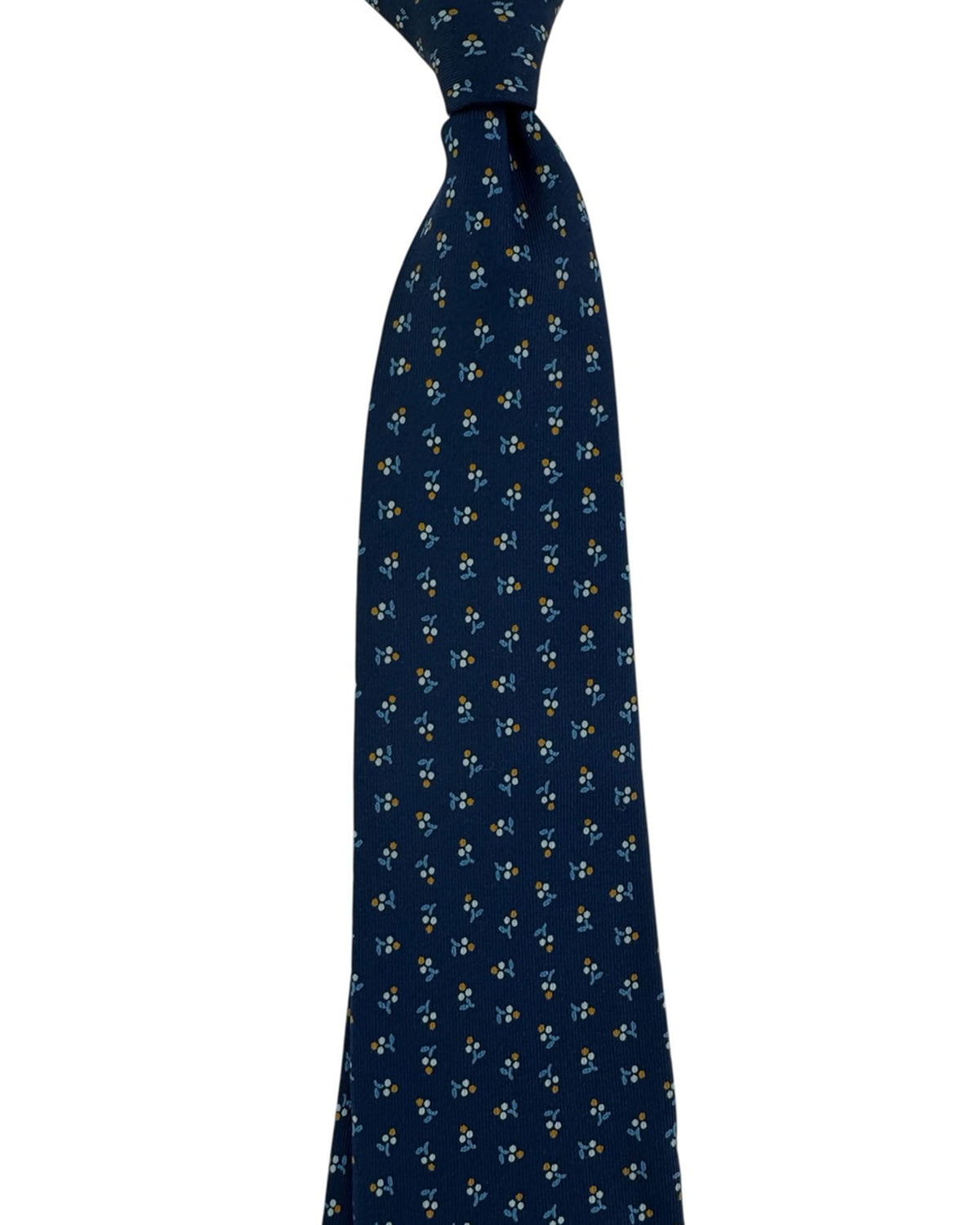 E. Marinellaavy Tie Dark Navy Mini Floral/ Berries