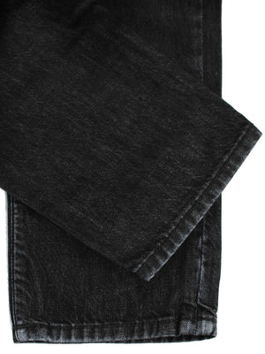 E. Marinella Jeans Black Hand Made Denim 35 Milano Zip Fly SALE