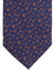 E. Marinella Tie Dark Blue Brown Floral Design