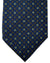 E. Marinella Tie Midnight Blue Brown Micro Pattern Design